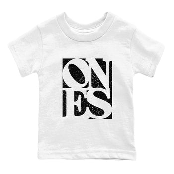 Air Jordan 1 High OG Black White shirt to match jordans Ones sneaker tees 1s Black White SNRT sneaker release tees baby toddler White 2 cotton Shirt