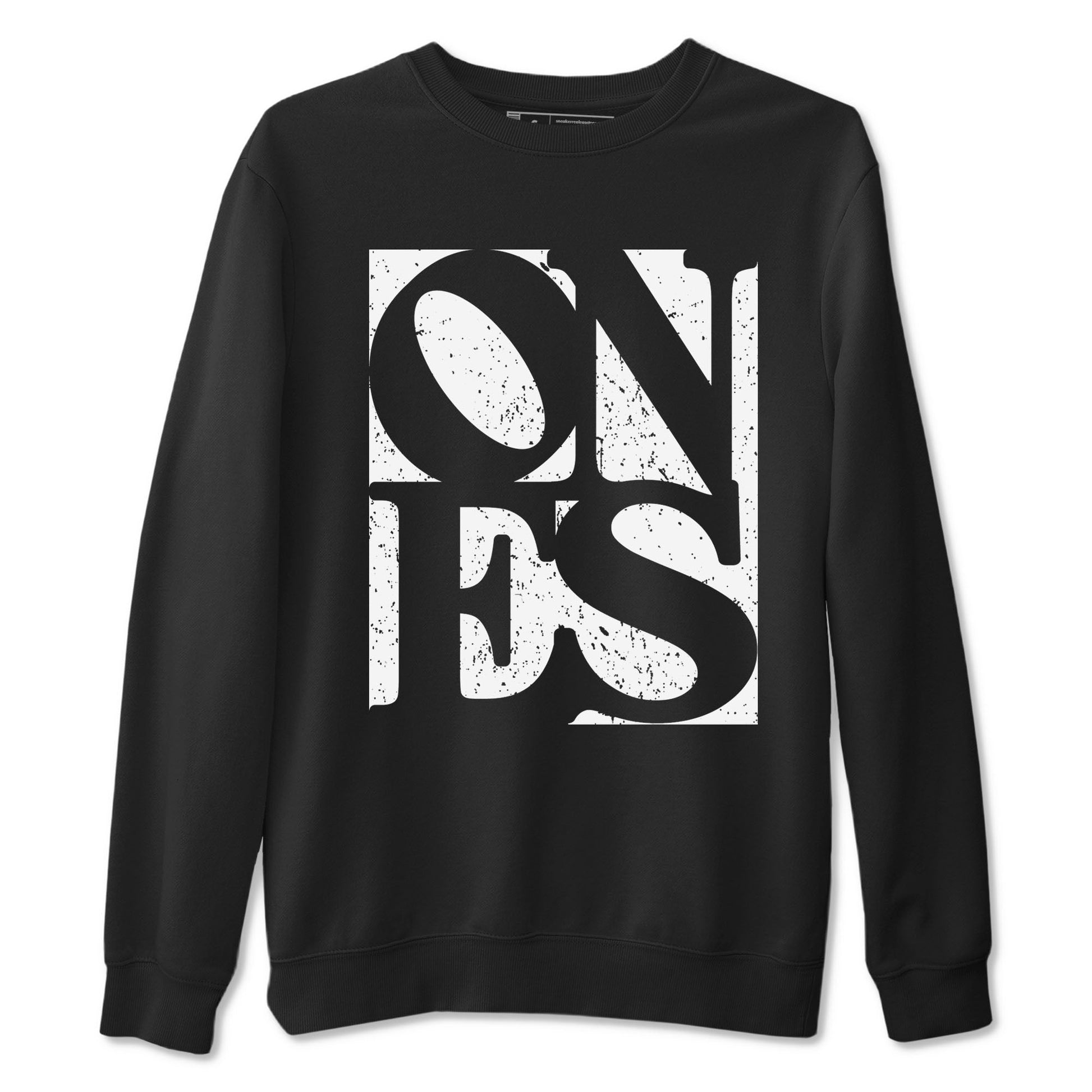 Air Jordan 1 High OG Black White shirt to match jordans Ones sneaker tees 1s Black White SNRT Sneaker Release Tees unisex cotton Black 2 crew neck shirt