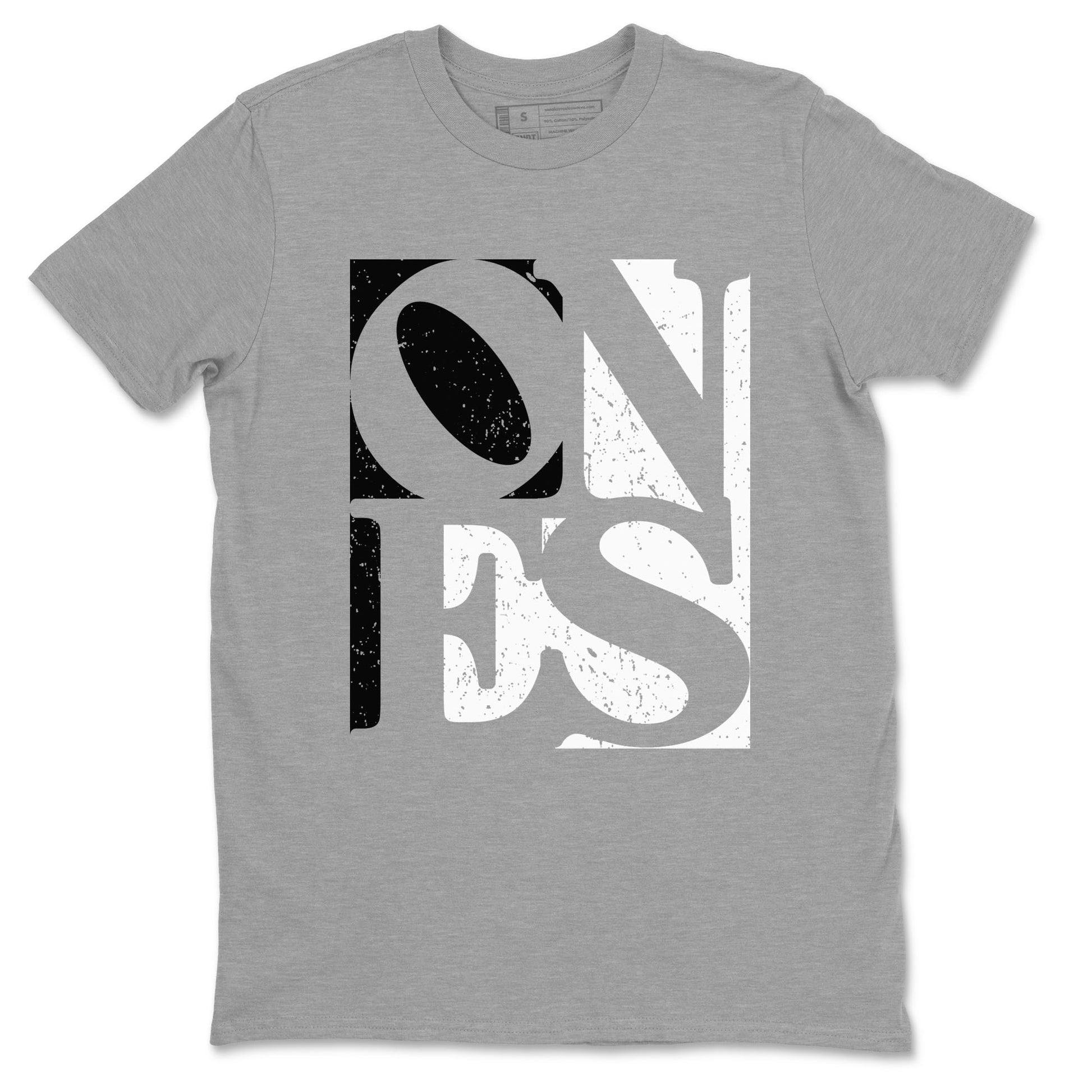 Air Jordan 1 High OG Black White shirt to match jordans Ones sneaker tees 1s Black White SNRT Sneaker Release Tees unisex cotton Heather Grey 2 crew neck shirt