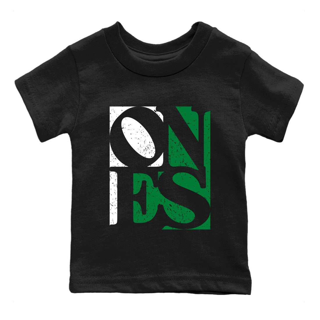 Air Jordan 1 Celtics Ones Baby and Kids Sneaker Tees Air Jordan 1 High OG Celtics Kids Sneaker Tees Washing and Care Tip