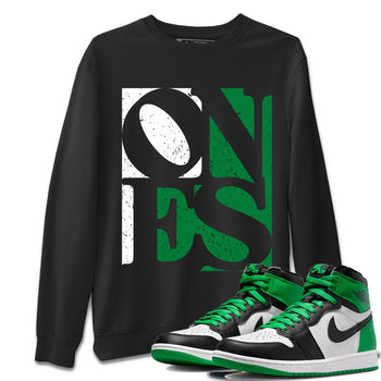 Air Jordan 1 Celtics Ones Crew Neck Sneaker Tees Air Jordan 1 High OG Celtics Sneaker T-Shirts Washing and Care Tip