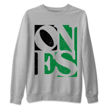 Air Jordan 1 Celtics Sneaker Match Tees Ones Sneaker Tees Air Jordan 1 High OG Celtics Sneaker Release Tees Unisex Shirts Heather Grey 2