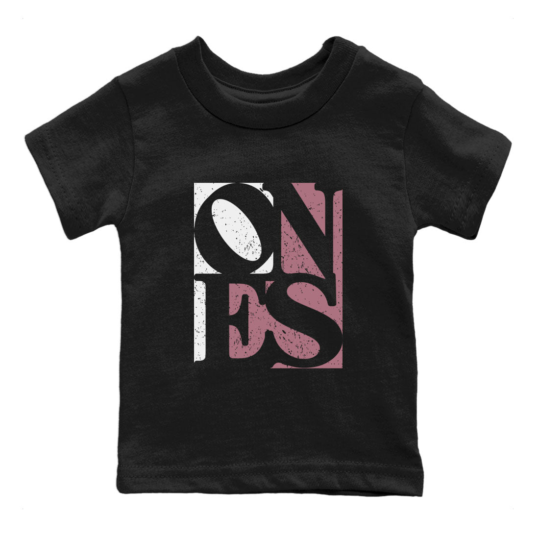 Air Jordan 1 Mauve shirt to match jordans Ones sneaker tees Air Jordan 1 Mauve SNRT Sneaker Tees Baby Toddler Black 2 T-Shirt