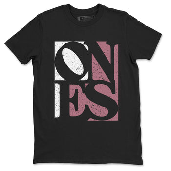 Air Jordan 1 Mauve shirt to match jordans Ones sneaker tees Air Jordan 1 High OG Mauve SNRT Sneaker Tees Unisex Black 2 T-Shirt