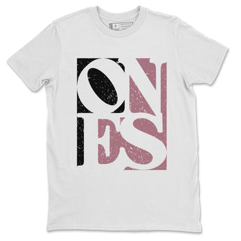 Air Jordan 1 Mauve shirt to match jordans Ones sneaker tees Air Jordan 1 High OG Mauve SNRT Sneaker Tees Unisex White 2 T-Shirt