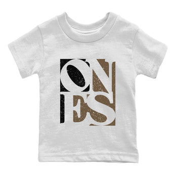 Air Jordan 1 High OG Palomino shirt to match jordans Ones sneaker tees Air Jordan 1 Palomino SNRT Sneaker Release Tees Baby Toddler White 2 T-Shirt