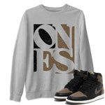 Air Jordan 1 High OG Palomino shirt to match jordans Ones sneaker tees Air Jordan 1 Palomino SNRT Sneaker Release Tees Unisex Heather Grey 1 T-Shirt