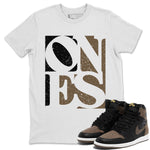 Air Jordan 1 High OG Palomino shirt to match jordans Ones sneaker tees Air Jordan 1 Palomino SNRT Sneaker Release Tees Unisex White 1 T-Shirt