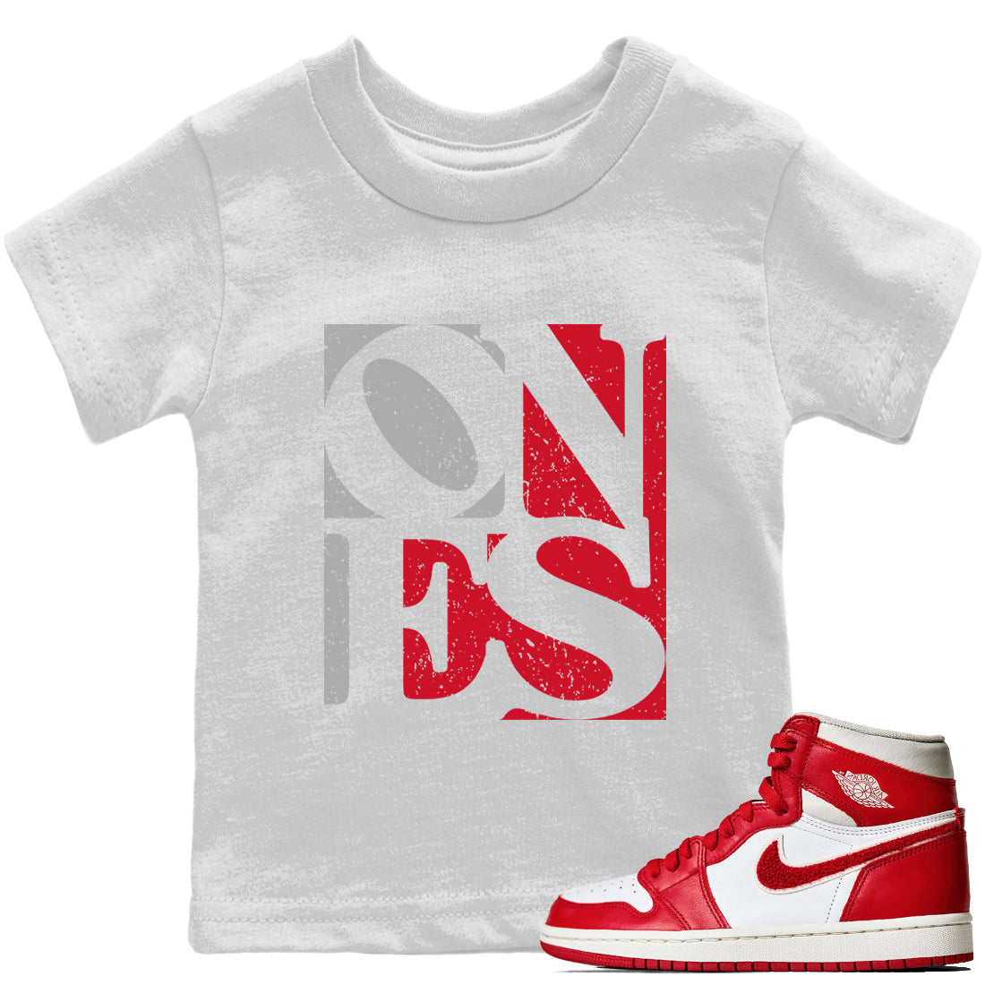 Jordan 1 Newstalgia Sneaker Match Tees Ones Sneaker Tees Jordan 1 Newstalgia Sneaker Release Tees Kids Shirts