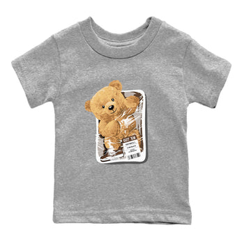 AF1 Chocolate shirt to match jordans Package Bear sneaker tees Air Force 1 Chocolate SNRT Sneaker Tees Youth Kid's Baby Shirt Heather Grey 2 T-Shirt