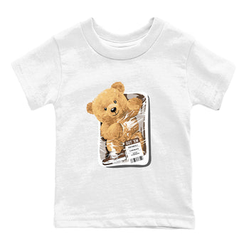 AF1 Chocolate shirt to match jordans Package Bear sneaker tees Air Force 1 Chocolate SNRT Sneaker Tees Youth Kid's Baby Shirt White 2 T-Shirt