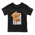 Jordan 4 Retro Red Cement Sneaker Match Tees Packaged Bear Sneaker Tees Air Jordan 4 Red Cement SNRT Sneaker Release Tees Kids, Youth, Baby Clothing Black 2
