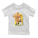 Air Jordan 4 Thunder Sneaker Match Tees Packaged Bear Sneaker Tees Air Jordan 4 Retro Thunder Sneaker Release Tees Kids Shirts White 2