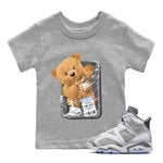 Jordan 6 Cool Grey Sneaker Match Tees Packaged Bear Sneaker Tees Jordan 6 Cool Grey Sneaker Release Tees Kids Shirts