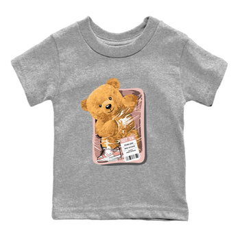 Dunks Low Rose Whisper shirt to match jordans Packaged Bear sneaker tees Dunk Rose Whisper SNRT Sneaker Release Tees Baby Toddler Heather Grey 2 T-Shirt