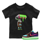 Air Force 1 Undefeated Fauna Brown Sneaker Match Tees Paint Roller Sneaker Tees Air Force 1 Undefeated Fauna Brown Sneaker Release Tees Kids Shirts