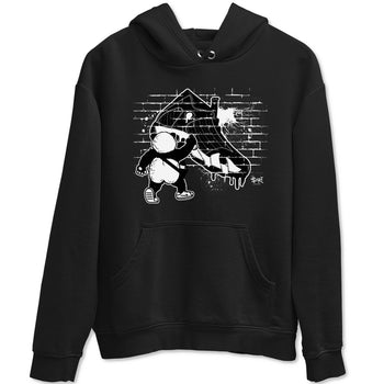 14s Panda shirt to match jordans Panda Artist sneaker tees Air Jordan 14 Panda SNRT Sneaker Release Tees unisex cotton Black 2 crew neck shirt