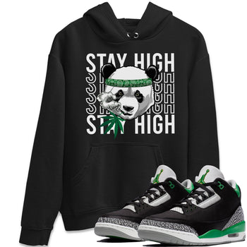 Jordan 3 Pine Green Sneaker Match Tees Panda Stay High Sneaker Tees Jordan 3 Pine Green Sneaker Release Tees Unisex Shirts