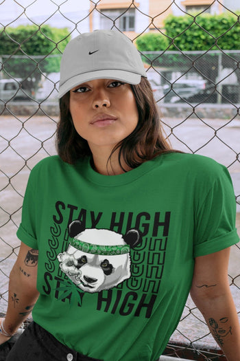 Jordan 3 Pine Green Sneaker Match Tees Panda Stay High Sneaker Tees Jordan 3 Pine Green Sneaker Release Tees Unisex Shirts