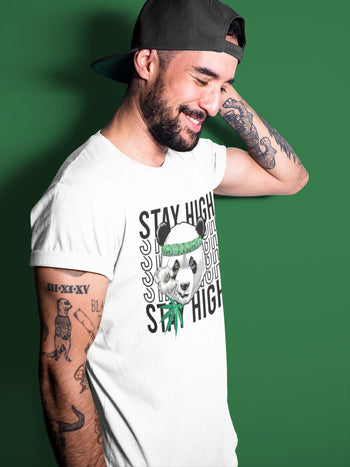 Jordan 3 Pine Green Sneaker Match Tees Panda Stay High Sneaker Tees Jordan 3 Pine Green Sneaker Release Tees Unisex Shirts