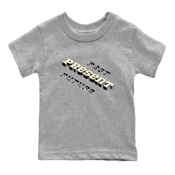 11s Gratitude shirt to match jordans Past Present Future sneaker match tee Air Jordan 11 Gratitude SNRT Sneaker Tees baby toddler Heather Grey 2 cotton Shirt