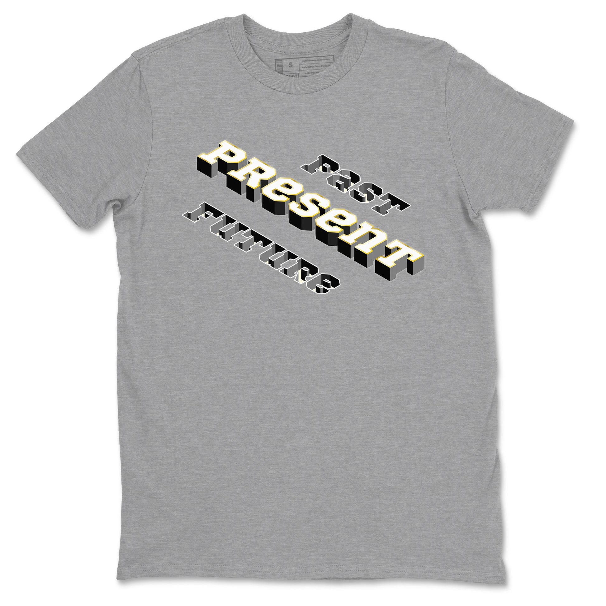 11s Gratitude shirt to match jordans Past Present Future sneaker match tee AJ11 Gratitude SNRT Sneaker Tees unisex cotton Heather Grey 2 crew neck shirt