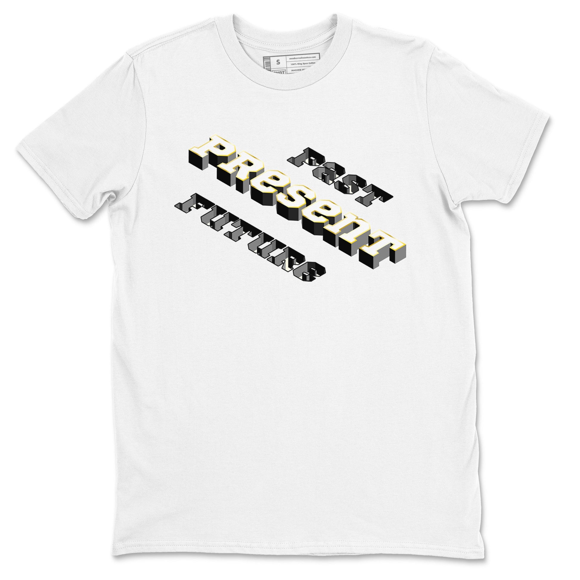 11s Gratitude shirt to match jordans Past Present Future sneaker match tee AJ11 Gratitude SNRT Sneaker Tees unisex cotton White 2 crew neck shirt