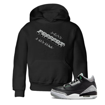 3s Green Glow shirt to match jordans Past Present Future sneaker tees Air Jordan 3 Green Glow SNRT sneaker release tees baby toddler Black 1 cotton Shirt