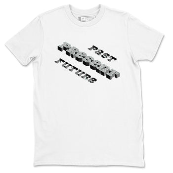 3s Green Glow shirt to match jordans Past Present Future sneaker tees Air Jordan 3 Green Glow SNRT Sneaker Release Tees unisex cotton White 2 crew neck shirt