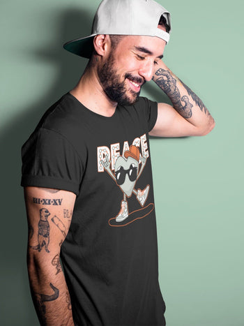 Jordan 1 Seafoam Sneaker Match Tees Peace Heart Sneaker Tees Jordan 1 Seafoam Sneaker Release Tees Unisex Shirts
