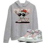 Jordan 1 Seafoam Sneaker Match Tees Peace Heart Sneaker Tees Jordan 1 Seafoam Sneaker Release Tees Unisex Shirts