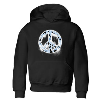 Air Jordan 13 Blue Grey shirt to match jordans Peace Sign sneaker tees AJ13 Blue Grey SNRT sneaker release tees baby toddler Black 2 cotton Shirt