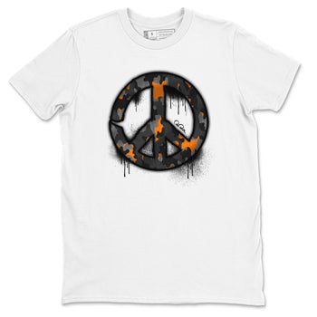 Air Jordan 3 Fear shirt to match jordans Peace Sign sneaker tees AJ3 Fear SNRT Sneaker Release Tees Unisex White 2 T-Shirt