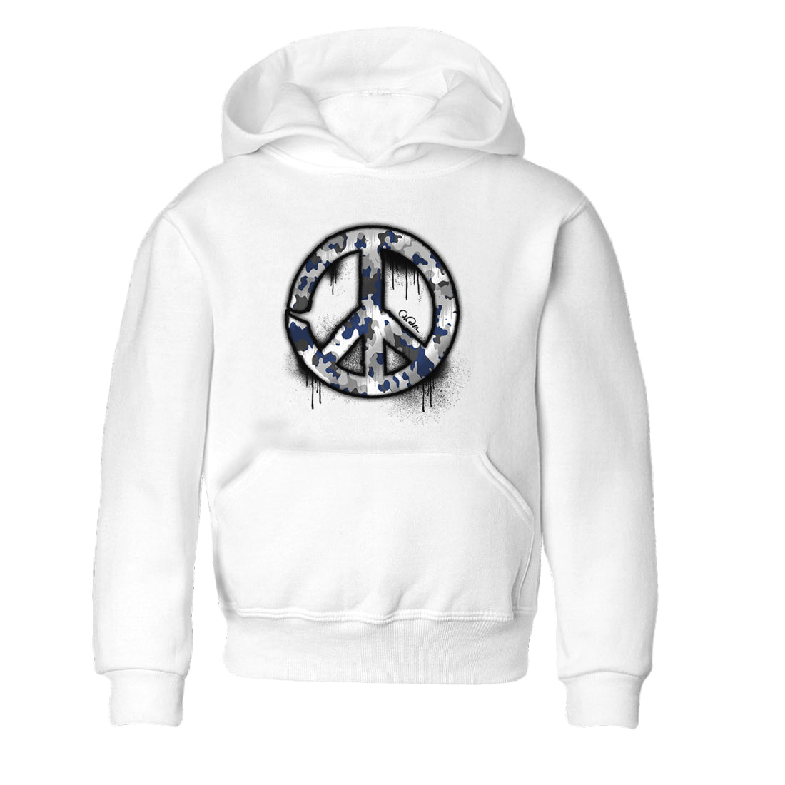 3s Midnight Navy shirt to match jordans Peace Sign sneaker tees Air Jordan 3 Midnight Navy SNRT sneaker release tees baby toddler White 2 cotton Shirt