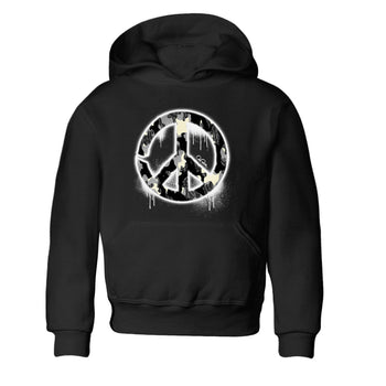 Air Jordan 3 Off Noir shirt to match jordans Peace Sign sneaker tees AJ3 Off Noir SNRT Sneaker Release Tees Baby Toddler Black 2 T-Shirt