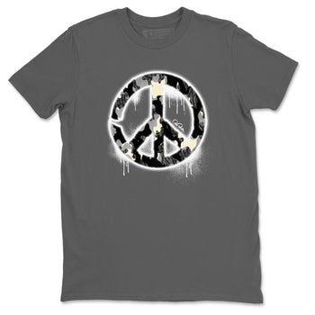 Air Jordan 3 Off Noir shirt to match jordans Peace Sign sneaker tees AJ3 Off Noir SNRT Sneaker Release Tees Unisex Cool Grey 2 T-Shirt