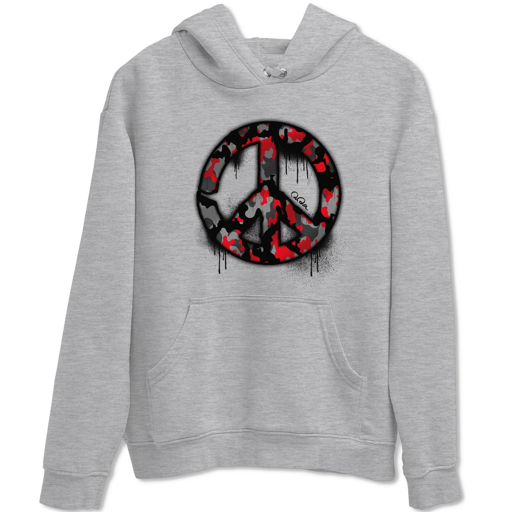 4s Bred Reimagined shirt to match jordans Peace Sign sneaker tees Air Jordan 4 Bred Reimagined SNRT Sneaker Release Tees Unisex Heather Grey 2 T-Shirt