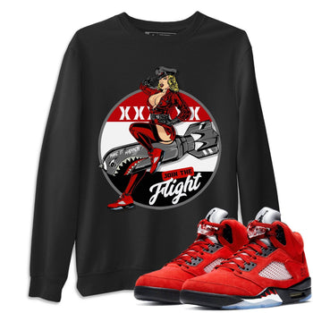 Jordan 5 Raging Bull Sneaker Match Tees Pin Up Girl Sneaker Tees Jordan 5 Raging Bull Sneaker Release Tees Unisex Shirts