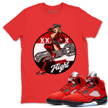 Jordan 5 Raging Bull Sneaker Match Tees Pin Up Girl Sneaker Tees Jordan 5 Raging Bull Sneaker Release Tees Unisex Shirts