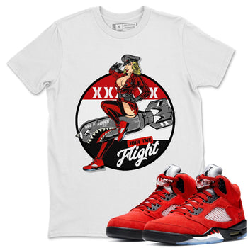 Jordan 5 Raging Bull Sneaker Match Tees Pin Up Girl Sneaker Tees Jordan 5 Raging Bull Sneaker Release Tees Unisex Shirts