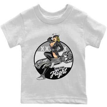 Jordan 12 Stealth Sneaker Match Tees Pin Up Girl Sneaker Tees Jordan 12 Stealth Sneaker Release Tees Kids Shirts