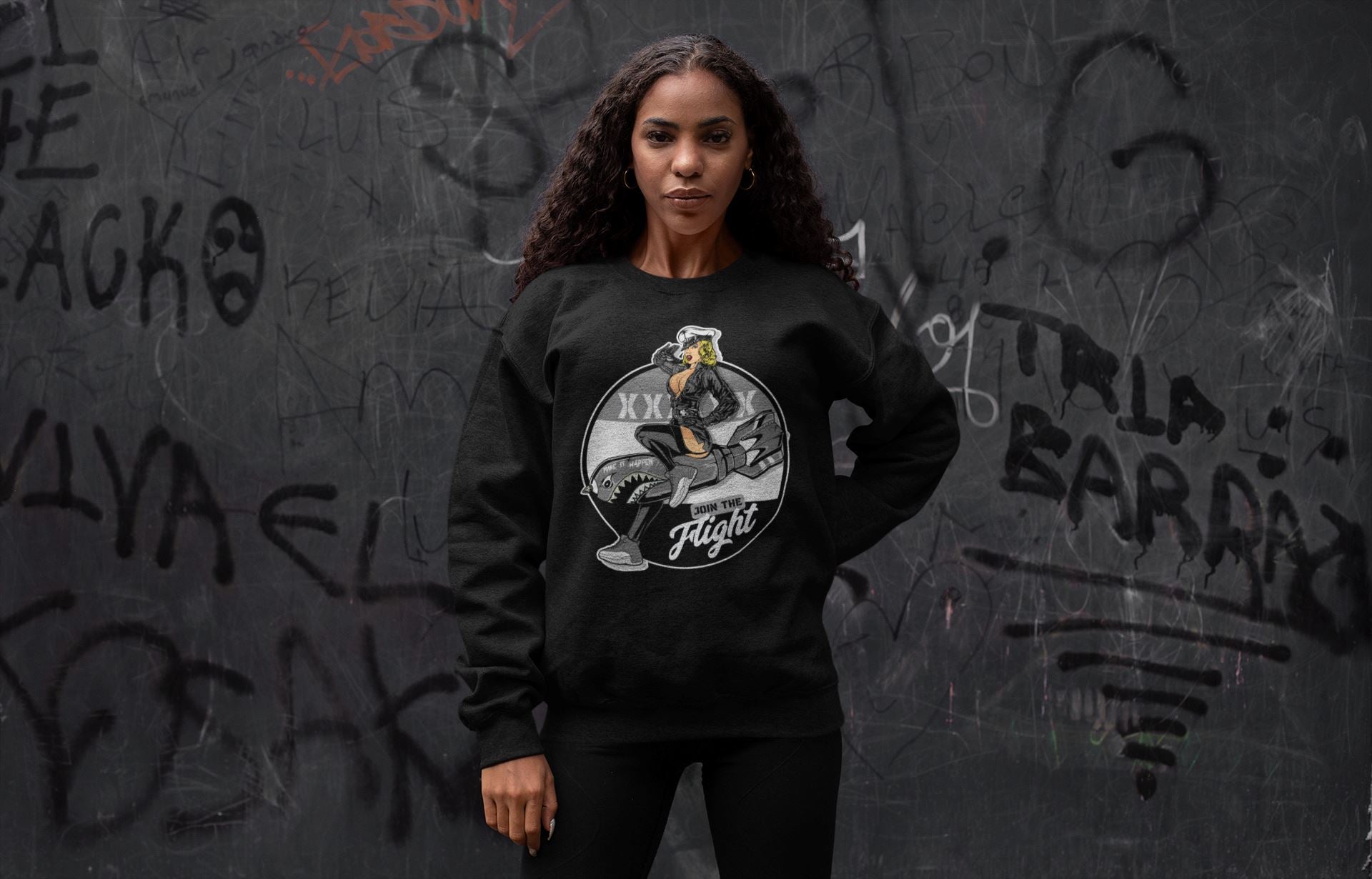 Jordan 12 Stealth Sneaker Match Tees Pin Up Girl Sneaker Tees Jordan 12 Stealth Sneaker Release Tees Unisex Shirts