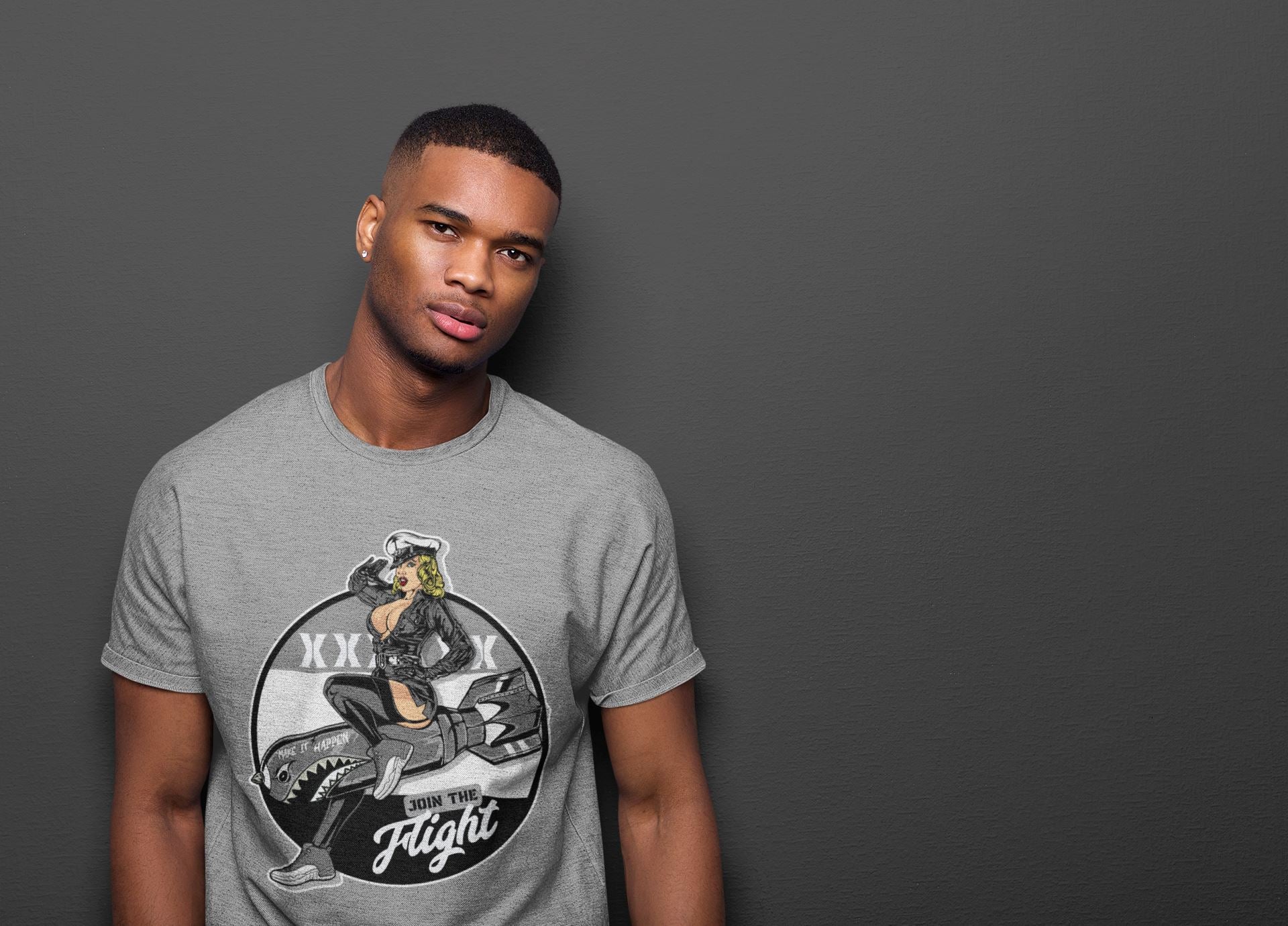 Jordan 12 Stealth Sneaker Match Tees Pin Up Girl Sneaker Tees Jordan 12 Stealth Sneaker Release Tees Unisex Shirts