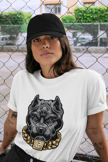 Jordan 12 Royalty Sneaker Match Tees Pitbull Sneaker Tees Jordan 12 Royalty Sneaker Release Tees Unisex Shirts