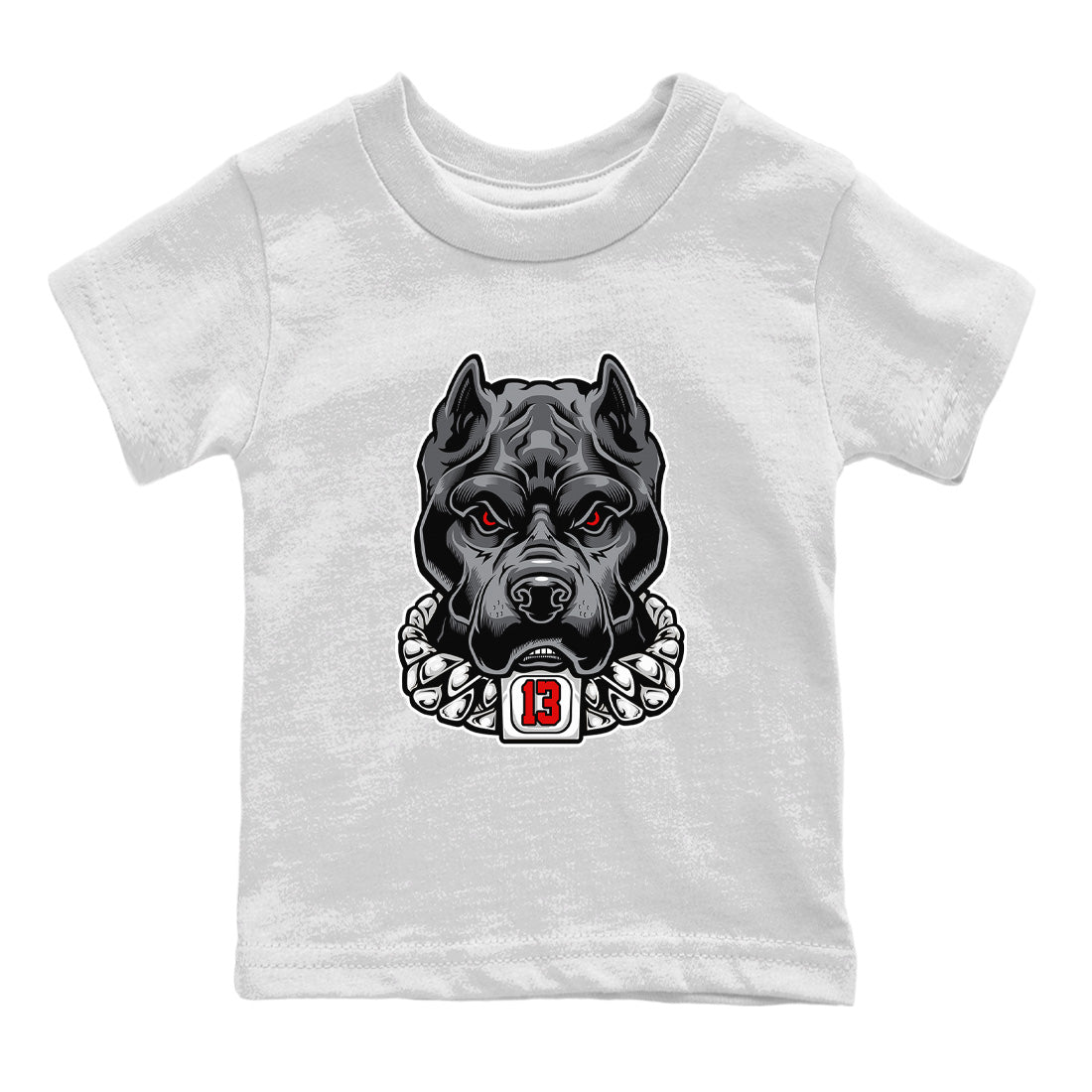 Air Jordan 13 Black Flint Sneaker Match Tees Pitbull Sneaker Tees Air Jordan 13 Black Flint Sneaker Release Tees Kids Shirts White 2