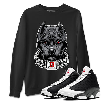 Air Jordan 13 Black Flint Sneaker Match Tees Pitbull Sneaker Tees Air Jordan 13 Black Flint Sneaker Release Tees Unisex Shirts Black 1