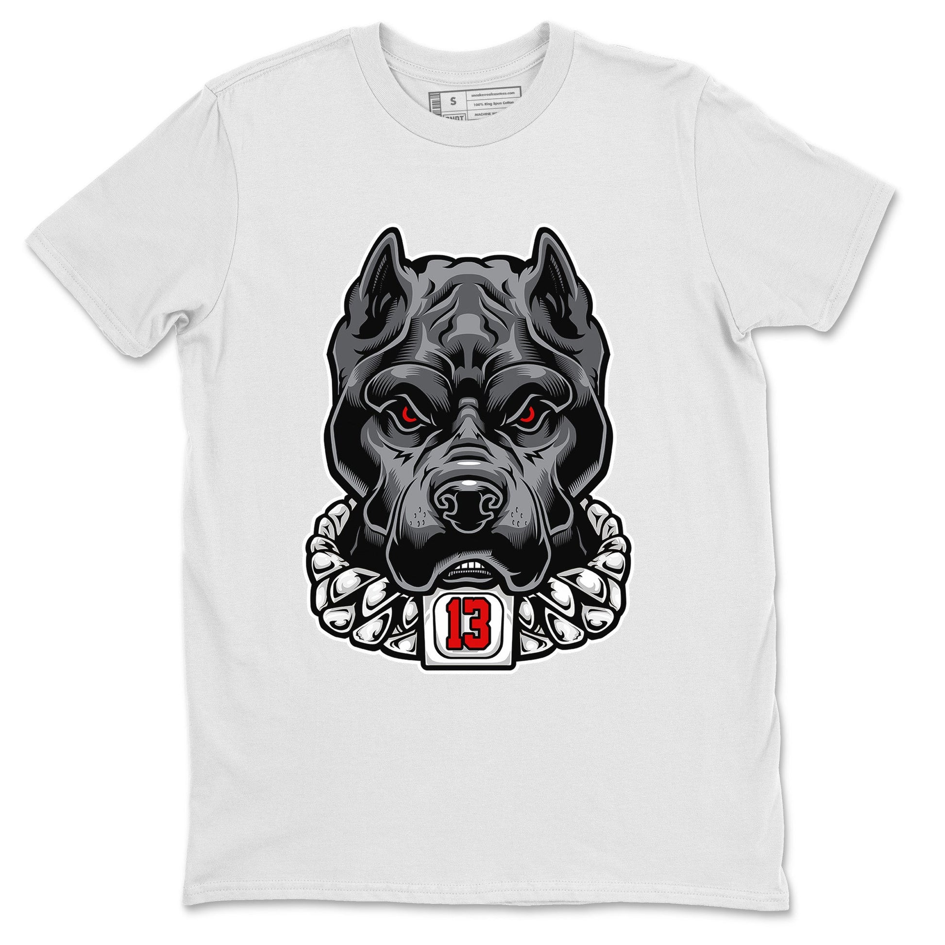 Air Jordan 13 Black Flint Sneaker Match Tees Pitbull Sneaker Tees Air Jordan 13 Black Flint Sneaker Release Tees Unisex Shirts White 2