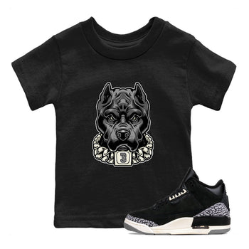 Air Jordan 3 Off Noir shirt to match jordans Pitbull sneaker tees Air Jordan 3 Retro Off Noir SNRT Sneaker Tees Baby Toddler Black 1 T-Shirt