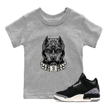 Air Jordan 3 Off Noir shirt to match jordans Pitbull sneaker tees Air Jordan 3 Retro Off Noir SNRT Sneaker Tees Baby Toddler Heather Grey 1 T-Shirt