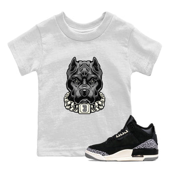 Air Jordan 3 Off Noir shirt to match jordans Pitbull sneaker tees Air Jordan 3 Retro Off Noir SNRT Sneaker Tees Baby Toddler White 1 T-Shirt